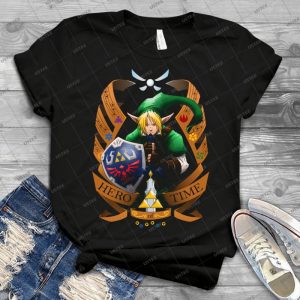Hero Of Time - Green - 90 - Gift Idea Shirt For Men Tee For Women Classic Retro Vintage Graphic T-Shirt