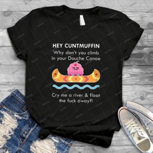 Hey Cuntmuffin - Vintage Men's Shirt Tshirt For Women Classic Handmade Shirt Retro Graphic Tee