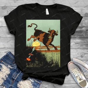 Hey Diddle Diddle The Cat And The Fiddle Nursery Rhyme 23 - Trending Shirt For Women Vintage Retro Tee For Men Kid's T-Shirt Handmade Shirt