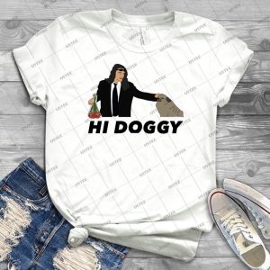 Hi Doggy - Gift Idea Shirt For Men Tee For Women Classic Retro Vintage Graphic T-Shirt