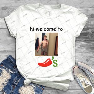 Hi Welcome Chili S - Best Unisex Trending Handmade T-shirt Gift Idea For Men T-shirt For Woman