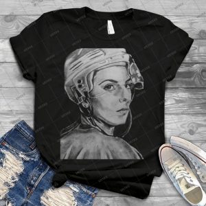 Hilary Ritter 15 - Vintage Men's Shirt Tshirt For Women Classic Handmade Shirt Retro Graphic Tee