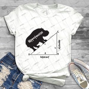 Hippotenuse Triangle - Best Unisex Trending Handmade T-shirt Gift Idea For Men T-shirt For Woman