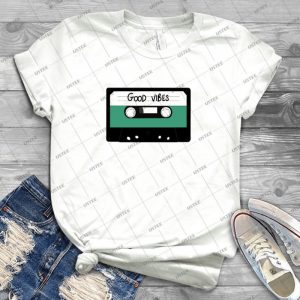 Hipster -- Good Vibes Music 80 - Trending Shirt For Women Vintage Retro Tee For Men Kid's T-Shirt Handmade Shirt