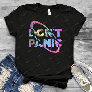 Hitchhikers Don T Panic - Best Unisex Trending Handmade T-shirt Gift Idea For Men T-shirt For Woman