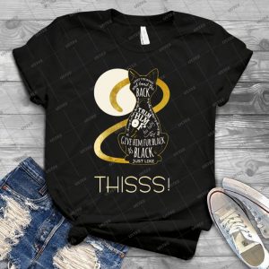 Hocus Pocus Cat Spell - Juste- Comme- Ce 30 - Trending Shirt For Women Vintage Retro Tee For Men Kid's T-Shirt Handmade Shirt