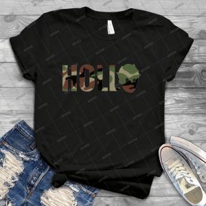 Hollo Camo Logo Print - Best Unisex Trending Handmade T-shirt Gift Idea For Men T-shirt For Woman