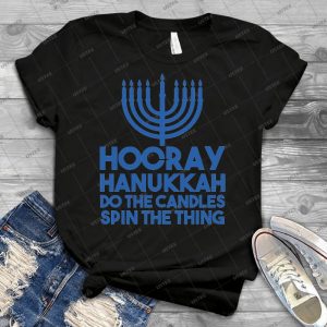 Hooray Hanukkah - Best Unisex Trending Handmade T-shirt Gift Idea For Men T-shirt For Woman