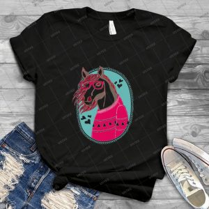 Horse T Shirt 80 - Vintage Men's Shirt Tshirt For Women Classic Handmade Shirt Retro Graphic Tee