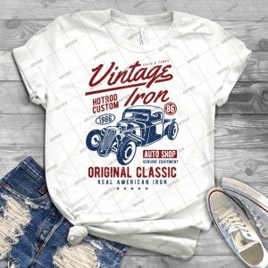 Hot Rod Car Retro Vintage 21 - Trending Shirt For Women Vintage Retro Tee For Men Kid's T-Shirt Handmade Shirt