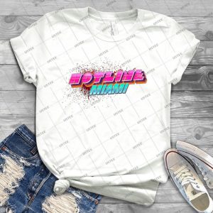 Hotline Miami - Trending Shirt For Women Vintage Retro Tee For Men Kid's T-Shirt Handmade Shirt