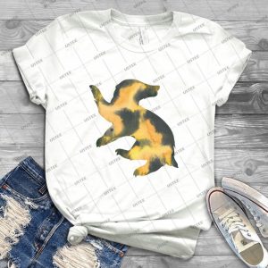 House Badger Watercolor 76 - Vintage Men's Shirt Tshirt For Women Classic Handmade Shirt Retro Graphic Tee