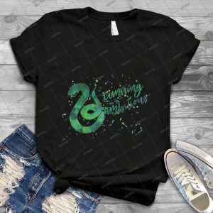 House Snake Cunning And Ambitious Watercolor 3 - Vintage Men's Shirt Tshirt For Women Classic Handmade Shirt Retro Graphic Tee