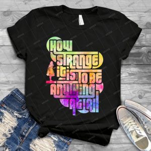 How Strange -- Alice Ii - Vintage Men's Shirt Tshirt For Women Classic Handmade Shirt Retro Graphic Tee