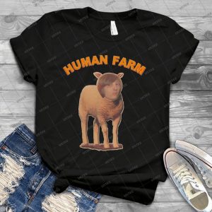 Human Farm - Best Unisex Trending Handmade T-shirt Gift Idea For Men T-shirt For Woman