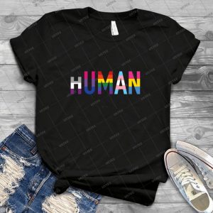 Human, Lgbt+ 62 - Vintage Men's Shirt Tshirt For Women Classic Handmade Shirt Retro Graphic Tee