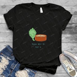 Hummus Oã¹ Le Coeur Est- - Vintage Men's Shirt Tshirt For Women Classic Handmade Shirt Retro Graphic Tee