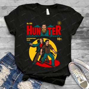 Hunter Comic 28 - Vintage Men's Shirt Tshirt For Women Classic Handmade Shirt Retro Graphic Tee