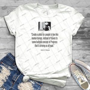 Hunter S- Thompson Quote - Slaves Of Progress 61 - Trending Shirt For Women Vintage Retro Tee For Men Kid's T-Shirt Handmade Shirt