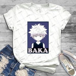 Hunter X Hunter-Killua Zoldyck-Baka - Gift Idea Shirt For Men Tee For Women Classic Retro Vintage Graphic T-Shirt