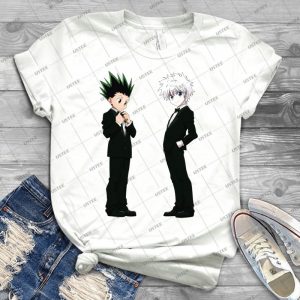 Hunter X Hunter - Gon  Killua 73 - Trending Shirt For Women Vintage Retro Tee For Men Kid's T-Shirt Handmade Shirt