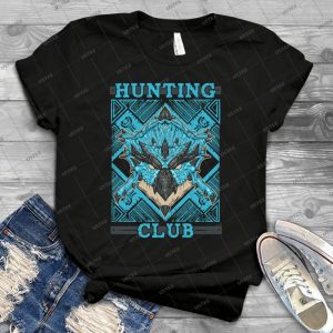 Hunting Club- Azure Rathalos 67 - Gift Idea Shirt For Men Tee For Women Classic Retro Vintage Graphic T-Shirt