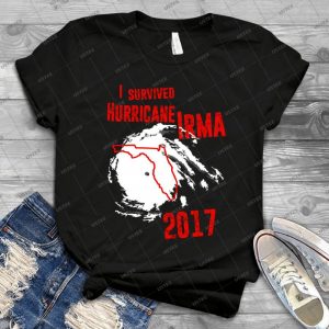Hurricane Irma Survivor - Gift Idea Shirt For Men Tee For Women Classic Retro Vintage Graphic T-Shirt