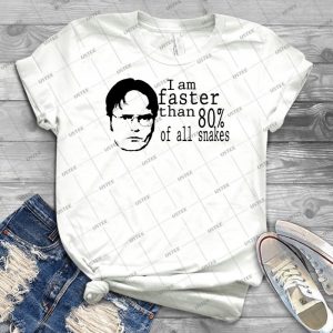 I Am Faster Than 80 Of All Snakes - Gift Idea Shirt For Men Tee For Women Classic Retro Vintage Graphic T-Shirt