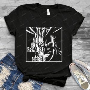I Am Here - Allmight - My Hero Academia - 61 - Trending Shirt For Women Vintage Retro Tee For Men Kid's T-Shirt Handmade Shirt