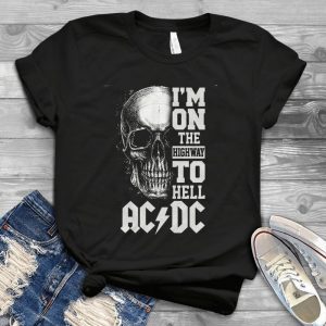 I Am On The Highway To Hell Acdc - Band Tshirt Acdc - Acdc Apparel For Men - Hard Rock Shirt For Women Handmade Shirt