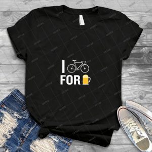 I Bike For Beer Funny Biker Bicycle Cycling Lover 95 - Vintage Men's Shirt Tshirt For Women Classic Handmade Shirt Retro Graphic Tee
