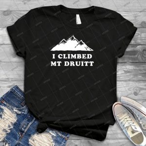 I Climbed Mt Druitt - Vintage Men's Shirt Tshirt For Women Classic Handmade Shirt Retro Graphic Tee