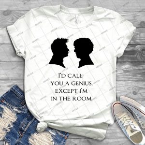 I D Call You A Genius - Vintage Men's Shirt Tshirt For Women Classic Handmade Shirt Retro Graphic Tee