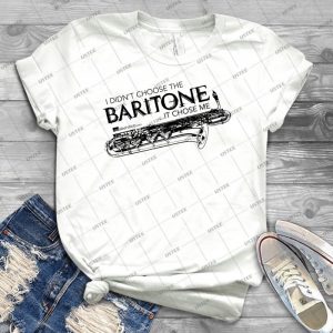 I Didnt Choose The Baritone Saxophone - Black Lettering - - Gift Idea Shirt For Men Tee For Women Classic Retro Vintage Graphic T-Shirt