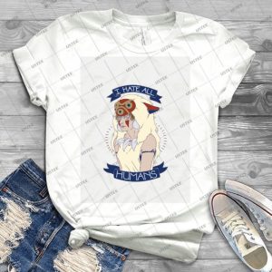 I Hate All Humans - Vintage Men's Shirt Tshirt For Women Classic Handmade Shirt Retro Graphic Tee