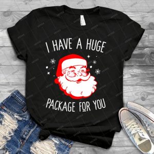 I Have A Huge Package For You Dirty Santa - Best Unisex Trending Handmade T-shirt Gift Idea For Men T-shirt For Woman