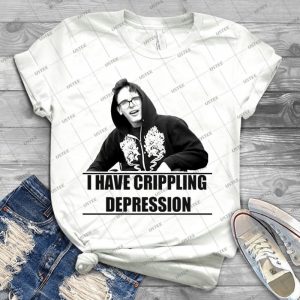 I Have Crippling Depression Idubbbztv - Best Unisex Trending Handmade T-shirt Gift Idea For Men T-shirt For Woman