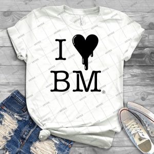 I Heart Bm 2 - Vintage Men's Shirt Tshirt For Women Classic Handmade Shirt Retro Graphic Tee
