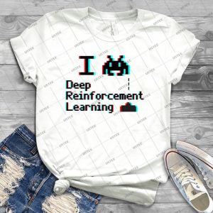 I Heart Deep Reinforcement Learning - 8-Bit 3d - - Best Unisex Trending Handmade T-shirt Gift Idea For Men T-shirt For Woman