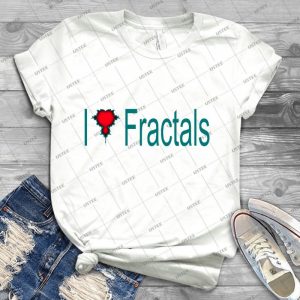I Heart Fractals - Best Unisex Trending Handmade T-shirt Gift Idea For Men T-shirt For Woman