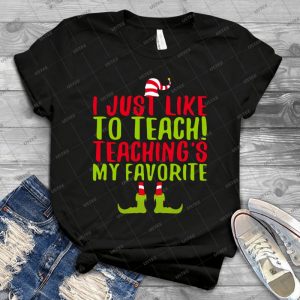 I Just Like To Teach Teaching S My Favorite - Gift Idea Shirt For Men Tee For Women Classic Retro Vintage Graphic T-Shirt