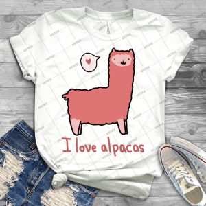 I Love Alpacas - Best Unisex Trending Handmade T-shirt Gift Idea For Men T-shirt For Woman