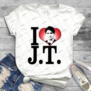 I Love Justin Trudeau - Best Unisex Trending Handmade T-shirt Gift Idea For Men T-shirt For Woman