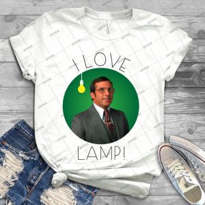 I Love Lamp - Best Unisex Trending Handmade T-shirt Gift Idea For Men T-shirt For Woman