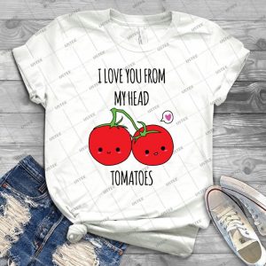 I Love You From My Head Tomatoes - Gift Idea Shirt For Men Tee For Women Classic Retro Vintage Graphic T-Shirt