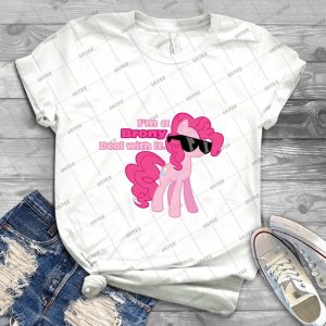 I M A Brony Deal With It- - Pinkie Pie - - My Little Pony Friendship Is Magic 6 - Gift Idea Shirt For Men Tee For Women Classic Retro Vintage Graphic T-Shirt
