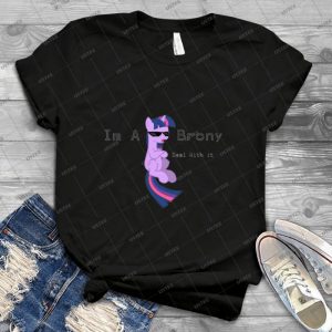 I M A Brony Deal With It- - Twilight Sparkle --My Little Pony Friendship Is Magic - Best Unisex Trending Handmade T-shirt Gift Idea For Men T-shirt For Woman