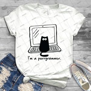 I M A Purrgrammer - Best Unisex Trending Handmade T-shirt Gift Idea For Men T-shirt For Woman