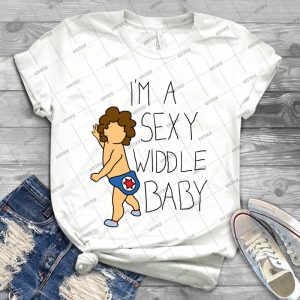 I M A Sexy Widdle Baby-Game Grumps-Text Version - Gift Idea Shirt For Men Tee For Women Classic Retro Vintage Graphic T-Shirt