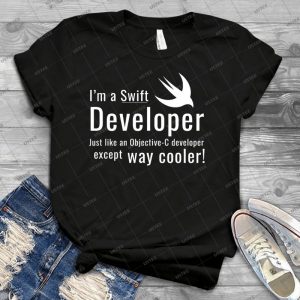 I M A Swift Developer - Dark 64 - Best Unisex Trending Handmade T-shirt Gift Idea For Men T-shirt For Woman